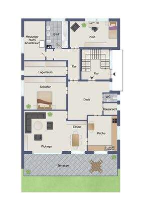 Grundriss Erdgeschoss