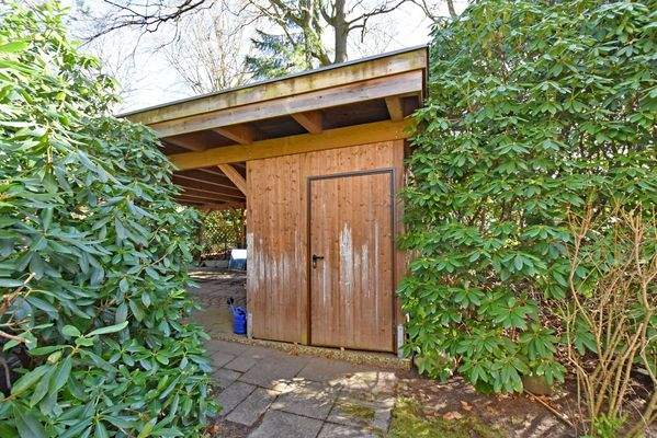 integrierter Schuppen