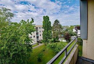 Blick vom Balkon