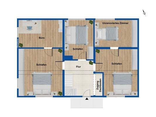 Grundriss Obergeschoss