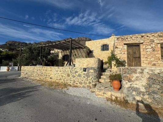 Südostkreta, Koutsounari: Haus mit wunderschönem Meerblick zu verkaufen