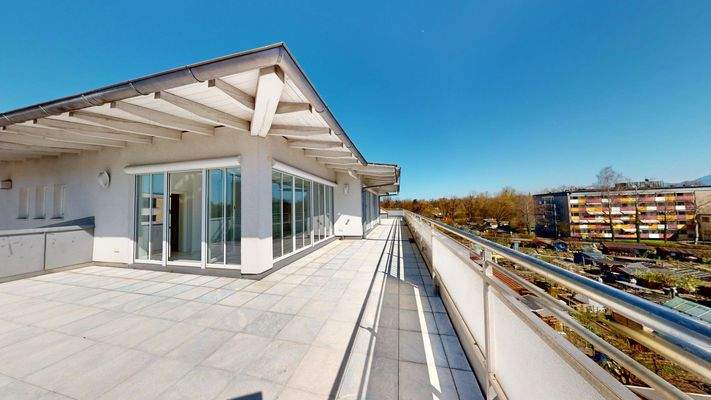 Dachterrasse Südwestseite