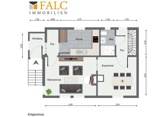 Grundriss Erdgeschoss