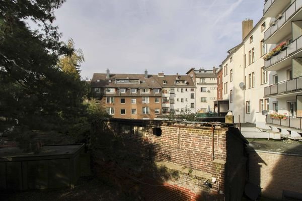 Blick vom Balkon