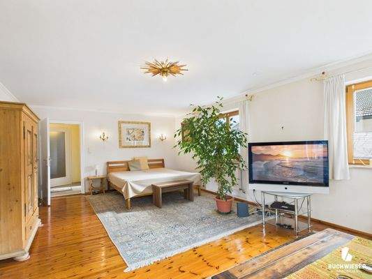 Blick zum Schlafbereich