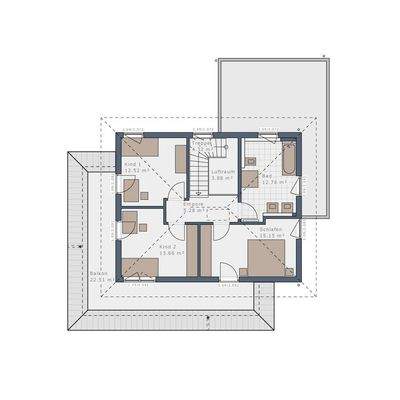 Grundriss Obergeschoss