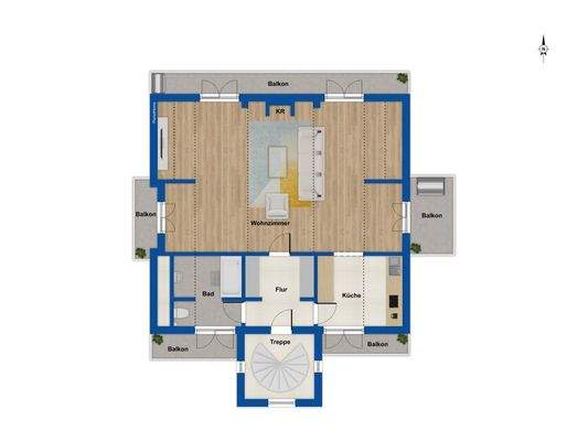 Grundriss Dachgeschoss