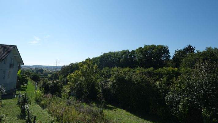 Ausblick Balkon Dachgeschoss