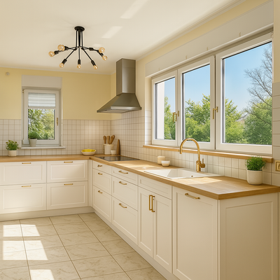 Möblierungsbeispiel Küche