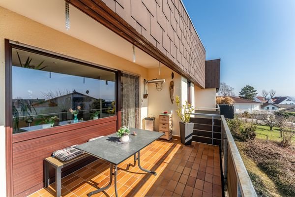 Balkon mit Aussicht
