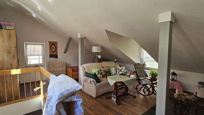Cozy Attic Living Room