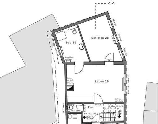 Grundriss 2. OG hinten