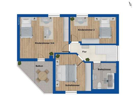 Grundriss Dachgeschoss