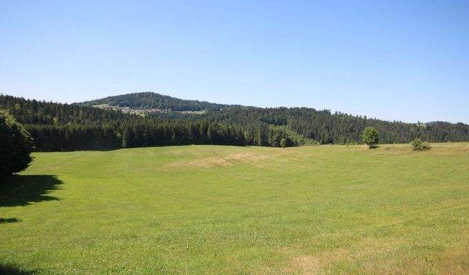 Blick auf das Grundstück