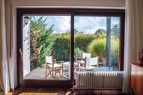 Blick auf die Terrasse