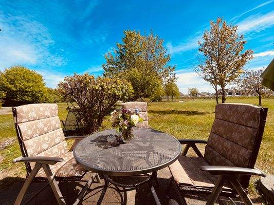 herrliche Sonnenterrasse