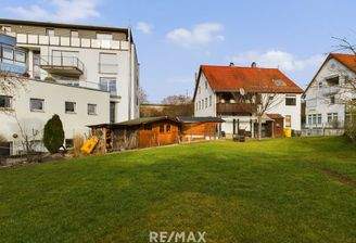 Rückansicht mit Grundstück