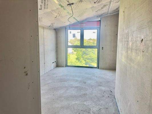 Innenausbau - bodentiefe Fenster