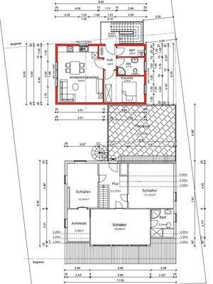 S&P | Grundriss Obergeschoss