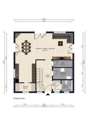 Grundriss Erdgeschoss