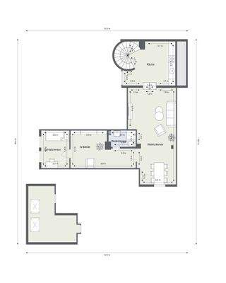 Grundriss Dachgeschoss