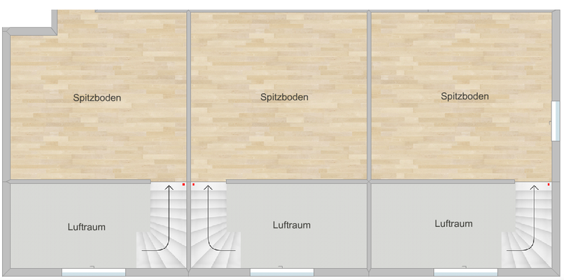 Grundriss 2.Obergeschoss (Spitzboden/ Galerie)