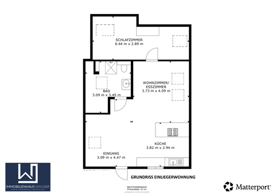 akt. Grundriss Einliegerwohnung