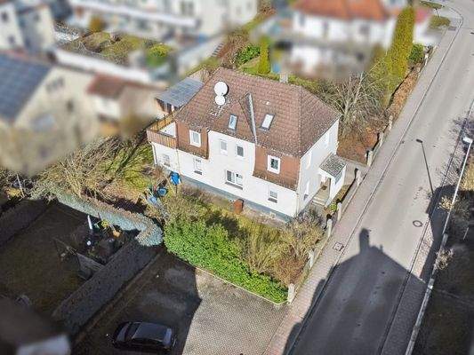 seitliche Ansicht von oben