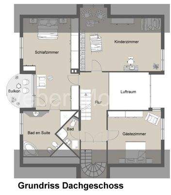 3437 Grundriss Dachgeschoss