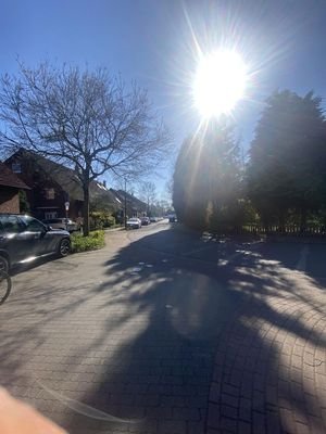 Blick aus Spielstraße 