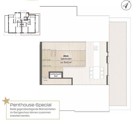 Grundriss 2 Penthouse