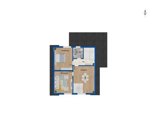 Grundriss Obergeschoss