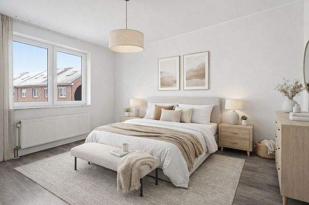 KI Gestaged / Schlafzimmer