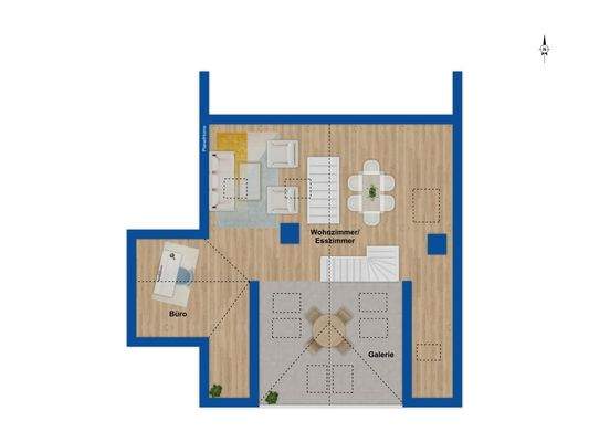 Grundriss Galerie-Empore