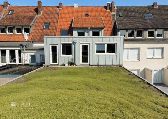 Rückseite Flachdach