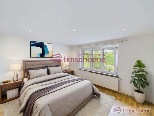 Schlafzimmer - gestaged