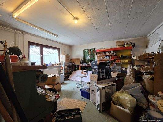 Die Werkstatt bietet Raum zum Handwerken