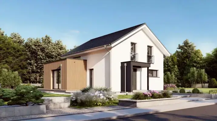 DAN-WOOD HAUS Point-144S Eingangseite