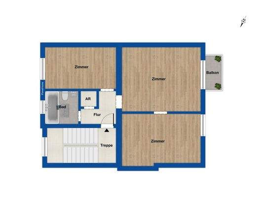 Grundriss 2. Obergeschoss