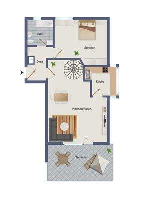 Grundriss Erdgeschoss