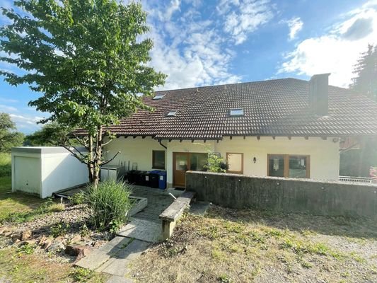 Hausansicht Eingangsbereich