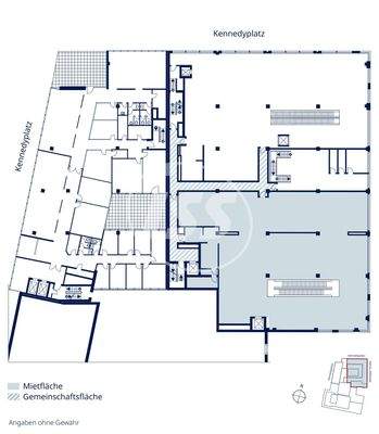 Grundriss 1. OG RETAIL Kettwiger 47