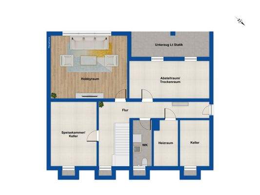 Grundriss Kellergeschoss