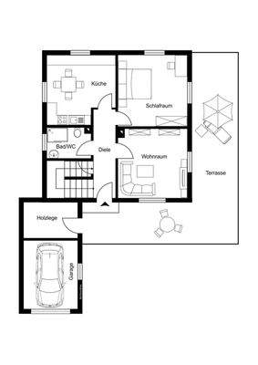 Grundriss Vorderhaus EG