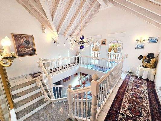 Treppenhaus zum Empfang