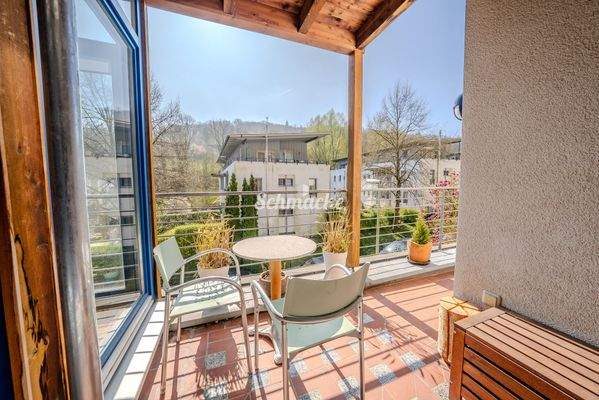 Terrasse am Wohn-Esszimmer