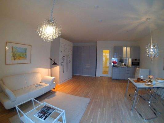 Sitzecke, Schrankbett, Küche