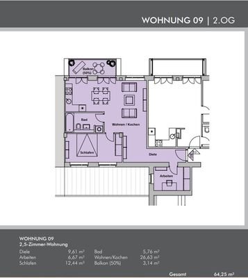 Grundriss WE09