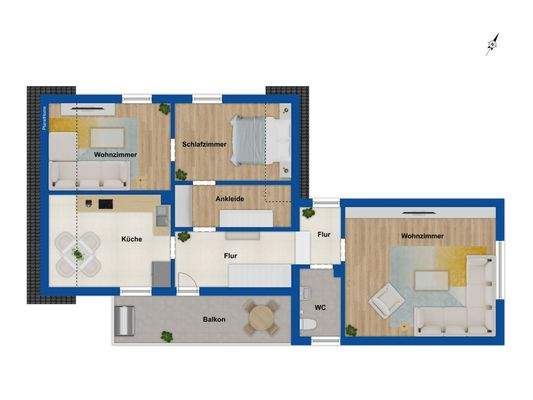 Grundriss Obergeschoss