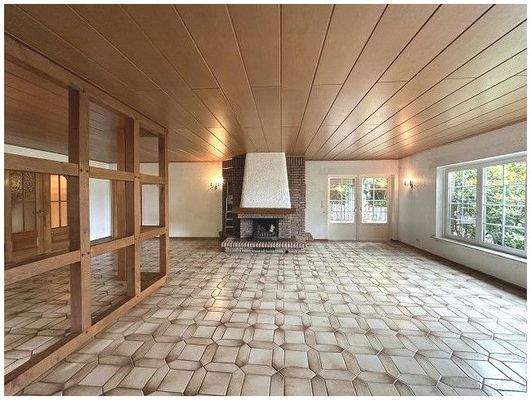 Wohnen mit Blick Kamin